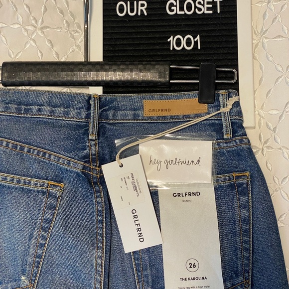 GRLFRND Jeans : The Karolina : Buttoned : Close To You : High Waist-Skinny Legs - Picture 6 of 7